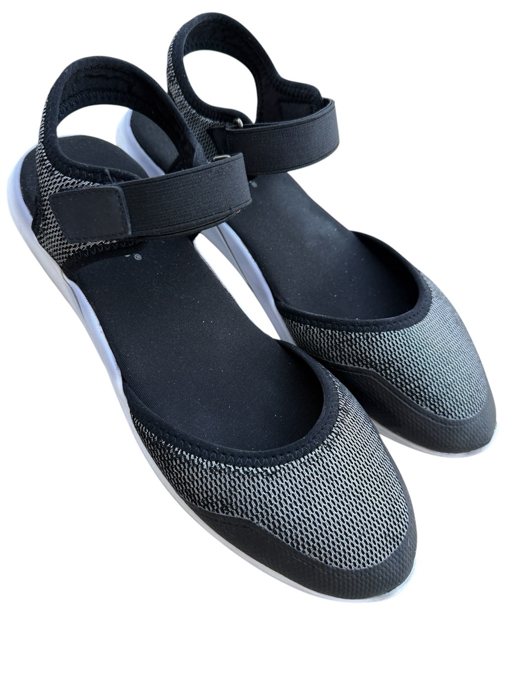 Aerosoles Sandal Shoes Mary Jane Combo Keep Track Flats SZ 41 9.5 Closed Toe